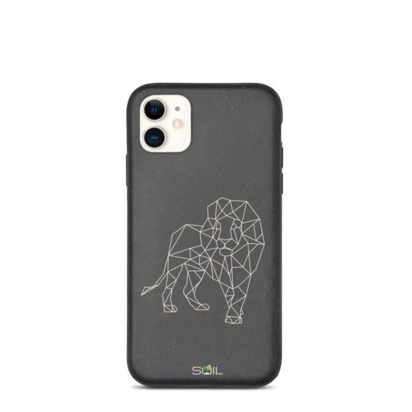 Lion Stick Art - Biodegradable iPhone Case - biodegradable iphone case iphone 11 5feb9afd66b8e - SoilCase - Eco-Friendly, Sustainable, Biodegradable & Compostable phone case for iPhone