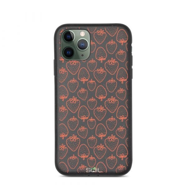 Strawberry Pattern - Biodegradable iPhone Case - biodegradable iphone case iphone 11 pro 5feb8d26d8285 - SoilCase - Eco-Friendly, Sustainable, Biodegradable & Compostable phone case for iPhone