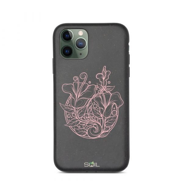 Pink Flower Composition - Biodegradable iPhone Case - biodegradable iphone case iphone 11 pro 5feb8faf097dd - SoilCase - Eco-Friendly, Sustainable, Biodegradable & Compostable phone case for iPhone