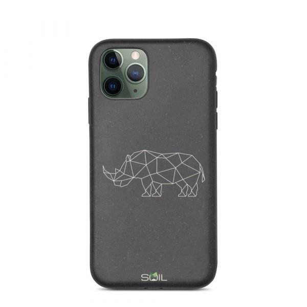 Rhino Stick Art - Biodegradable iPhone Case - biodegradable iphone case iphone 11 pro 5feb92e5408ef - SoilCase - Eco-Friendly, Sustainable, Biodegradable & Compostable phone case for iPhone