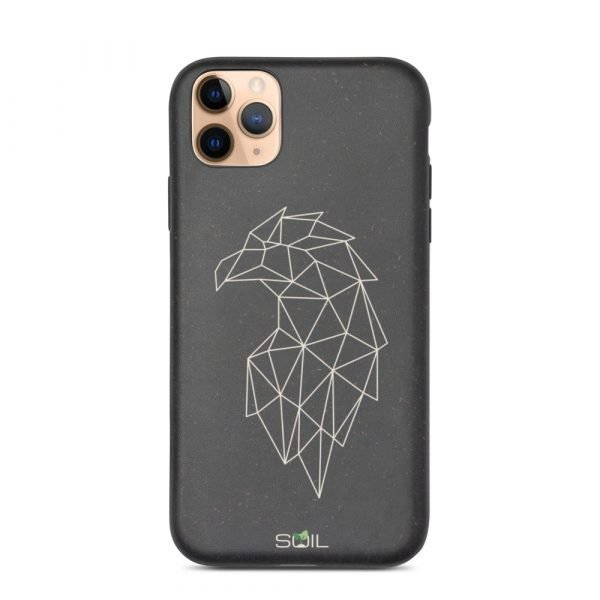 Eagle Head Stick Art- Biodegradable iPhone Case - biodegradable iphone case iphone 11 pro max 5feb926de79ca - SoilCase - Eco-Friendly, Sustainable, Biodegradable & Compostable phone case for iPhone