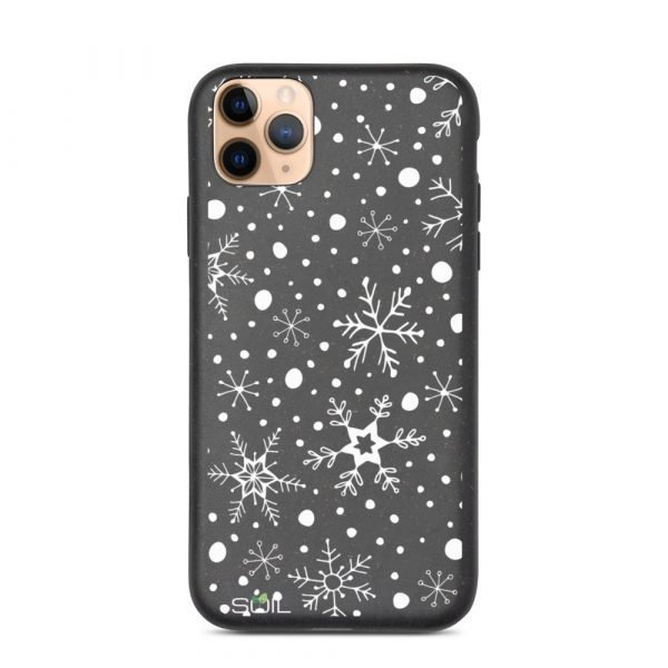White Snowflakes - Biodegradable iPhone Case - biodegradable iphone case iphone 11 pro max 5feb95bc52684 - SoilCase - Eco-Friendly, Sustainable, Biodegradable & Compostable phone case for iPhone