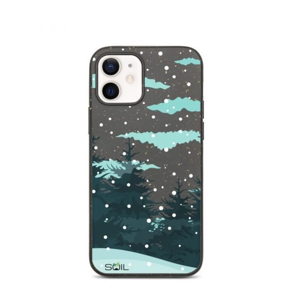 Snowy Winter Hill - Biodegradable iPhone Case - biodegradable iphone case iphone 12 5feb9484da4a9 - SoilCase - Eco-Friendly, Sustainable, Biodegradable & Compostable phone case for iPhone