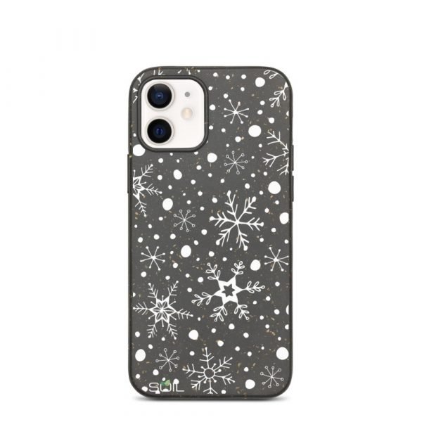White Snowflakes - Biodegradable iPhone Case - biodegradable iphone case iphone 12 5feb95bc526f0 - SoilCase - Eco-Friendly, Sustainable, Biodegradable & Compostable phone case for iPhone