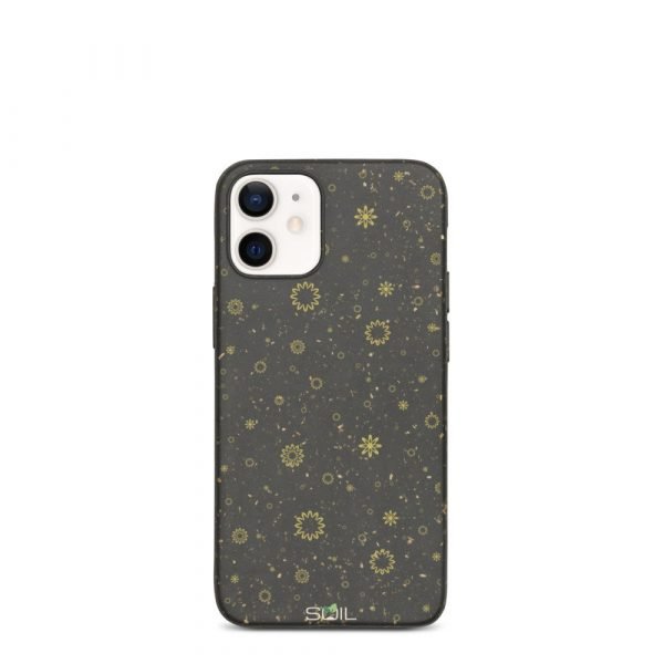 Golden Flower Pattern - Biodegradable iPhone Case - biodegradable iphone case iphone 12 mini 5feb8cd29ffba - SoilCase - Eco-Friendly, Sustainable, Biodegradable & Compostable phone case for iPhone