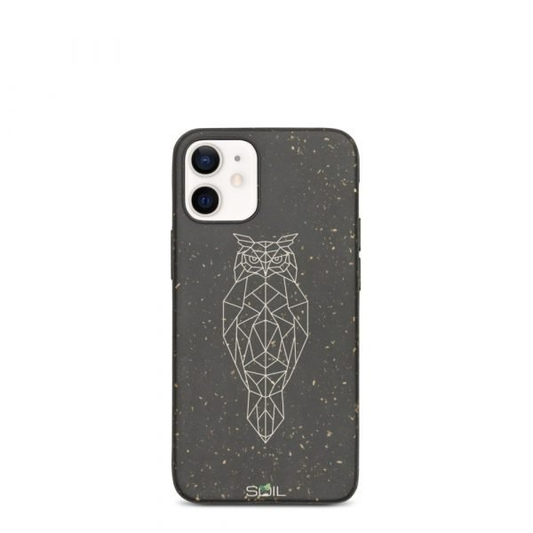 Wise Owl Stick Art - Biodegradable iPhone Case - biodegradable iphone case iphone 12 mini 5feb918bb1199 - SoilCase - Eco-Friendly, Sustainable, Biodegradable & Compostable phone case for iPhone