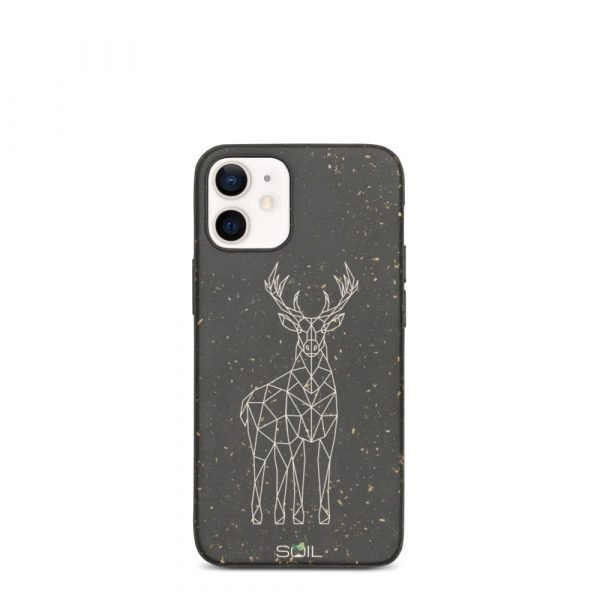 Majestic Elk Stick Art- Biodegradable phone case - biodegradable iphone case iphone 12 mini 5feb9baad4719 - SoilCase - Eco-Friendly, Sustainable, Biodegradable & Compostable phone case for iPhone