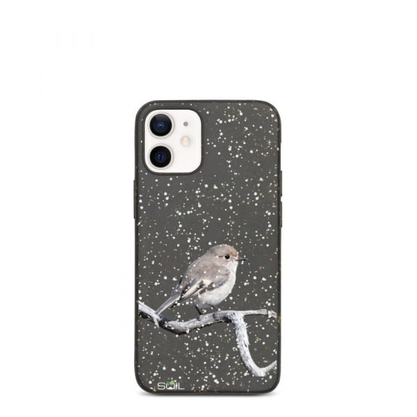 Small Bird on Snowy Branch - Biodegradable iPhone Case - biodegradable iphone case iphone 12 mini 5feb9cac98bb8 - SoilCase - Eco-Friendly, Sustainable, Biodegradable & Compostable phone case for iPhone