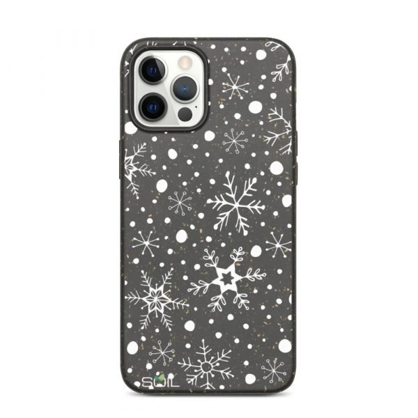 White Snowflakes - Biodegradable iPhone Case - biodegradable iphone case iphone 12 pro max 5feb95bc527ef - SoilCase - Eco-Friendly, Sustainable, Biodegradable & Compostable phone case for iPhone