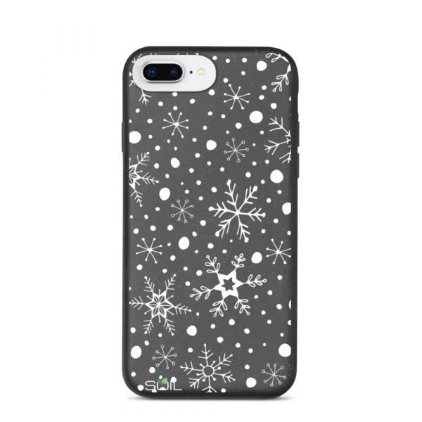 White Snowflakes - Biodegradable iPhone Case - biodegradable iphone case iphone 7 plus8 plus 5feb95bc5286c - SoilCase - Eco-Friendly, Sustainable, Biodegradable & Compostable phone case for iPhone