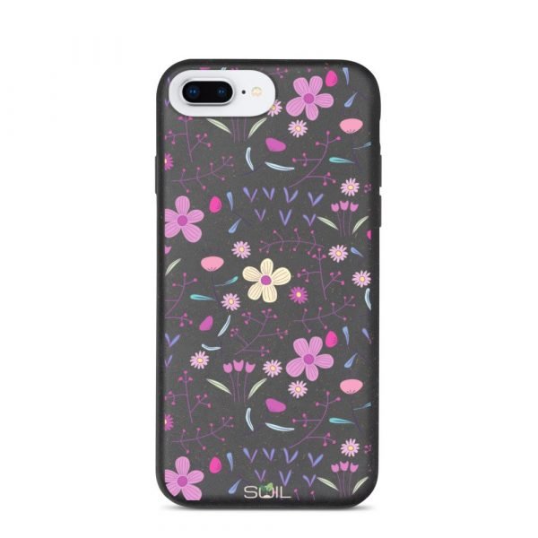Purple Flower Pattern - Biodegradable iPhone Case - biodegradable iphone case iphone 7 plus8 plus 5feb97f31ce8f - SoilCase - Eco-Friendly, Sustainable, Biodegradable & Compostable phone case for iPhone