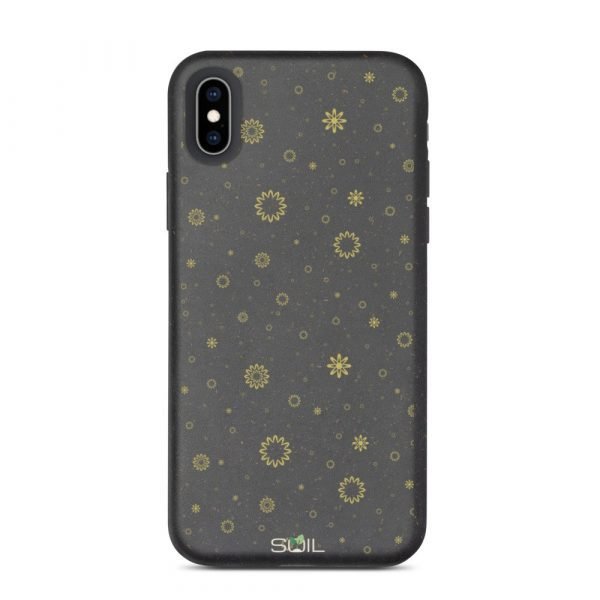 Golden Flower Pattern - Biodegradable iPhone Case - biodegradable iphone case iphone xs max 5feb8cd2a019f - SoilCase - Eco-Friendly, Sustainable, Biodegradable & Compostable phone case for iPhone