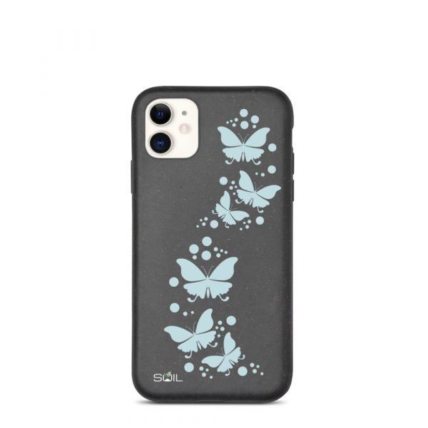 Blue Butterflies - Biodegradable iPhone case - biodegradable iphone case iphone 11 case on phone 6055b7ffc6de7 - SoilCase - Eco-Friendly, Sustainable, Biodegradable & Compostable phone case for iPhone