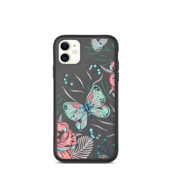 Butterfly in Flowers - Biodegradable iPhone case - biodegradable iphone case iphone 11 case on phone 6055b8d3a08c6 - SoilCase - Eco-Friendly, Sustainable, Biodegradable & Compostable phone case for iPhone