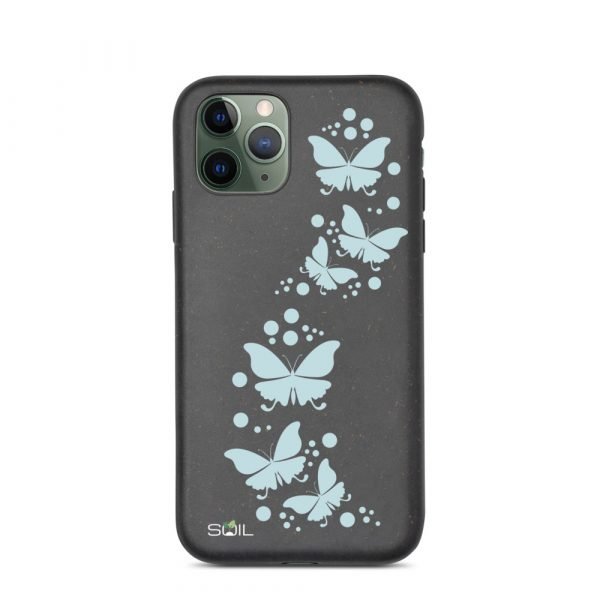 Blue Butterflies - Biodegradable iPhone case - biodegradable iphone case iphone 11 pro case on phone 6055b7ffc6e3e - SoilCase - Eco-Friendly, Sustainable, Biodegradable & Compostable phone case for iPhone