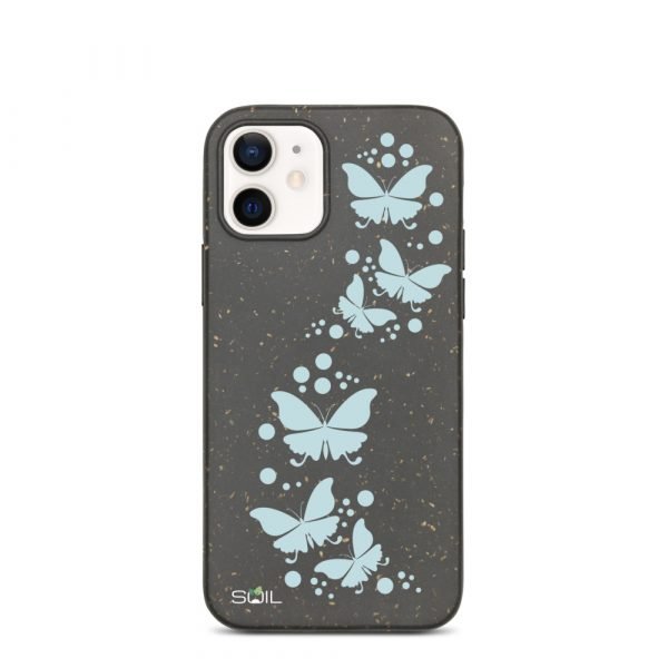 Blue Butterflies - Biodegradable iPhone case - biodegradable iphone case iphone 12 case on phone 6055b7ffc6ece - SoilCase - Eco-Friendly, Sustainable, Biodegradable & Compostable phone case for iPhone