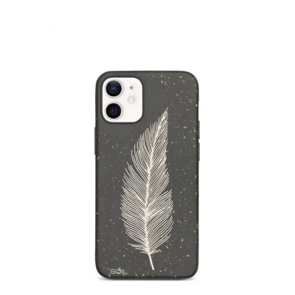 Light as a Feather - Biodegradable iPhone case - biodegradable iphone case iphone 12 mini case on phone 6055b0b698158 - SoilCase - Eco-Friendly, Sustainable, Biodegradable & Compostable phone case for iPhone