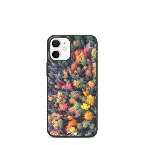 Autumn Forest - Biodegradable iPhone case - biodegradable iphone case iphone 12 mini case on phone 605e435e8a330 - SoilCase - Eco-Friendly, Sustainable, Biodegradable & Compostable phone case for iPhone