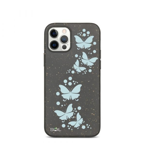 Blue Butterflies - Biodegradable iPhone case - biodegradable iphone case iphone 12 pro case on phone 6055b7ffc6f5b - SoilCase - Eco-Friendly, Sustainable, Biodegradable & Compostable phone case for iPhone