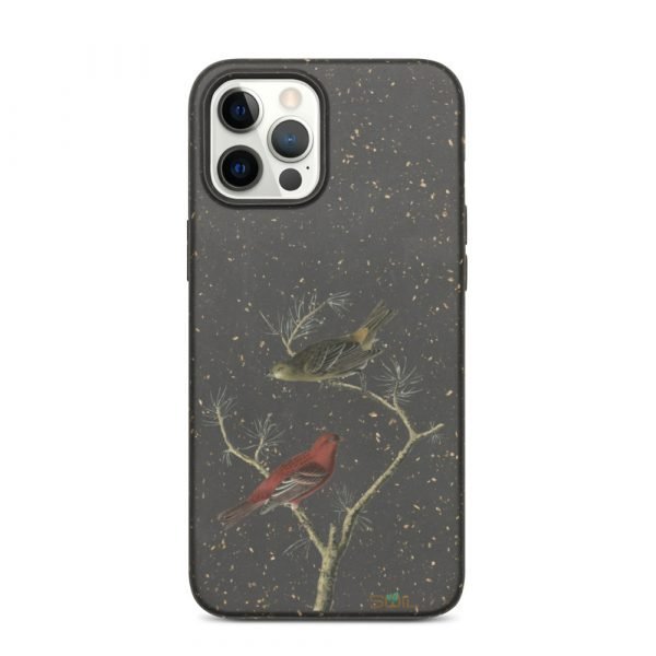 Birds on a Branch - Biodegradable iPhone case - biodegradable iphone case iphone 12 pro max case on phone 6055bd0784864 - SoilCase - Eco-Friendly, Sustainable, Biodegradable & Compostable phone case for iPhone
