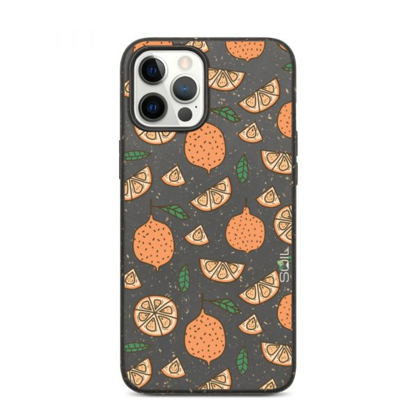 Citrus Attack - Biodegradable iPhone case - biodegradable iphone case iphone 12 pro max case on phone 605e4a450dd3e - SoilCase - Eco-Friendly, Sustainable, Biodegradable & Compostable phone case for iPhone