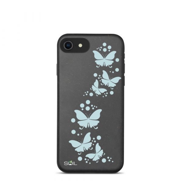 Blue Butterflies - Biodegradable iPhone case - biodegradable iphone case iphone 7 8 se case on phone 6055b7ffc6ffc - SoilCase - Eco-Friendly, Sustainable, Biodegradable & Compostable phone case for iPhone