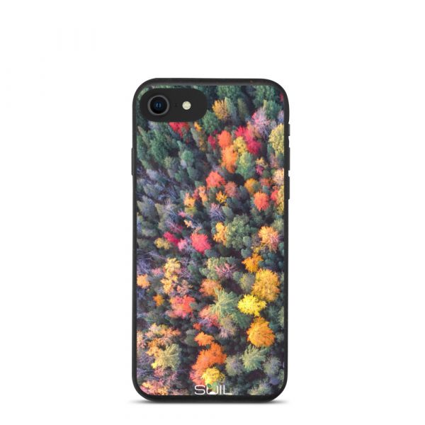 Autumn Forest - Biodegradable iPhone case - biodegradable iphone case iphone 7 8 se case on phone 605e435e8a41b - SoilCase - Eco-Friendly, Sustainable, Biodegradable & Compostable phone case for iPhone