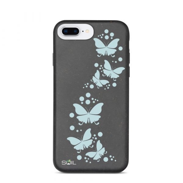 Blue Butterflies - Biodegradable iPhone case - biodegradable iphone case iphone 7 plus 8 plus case on phone 6055b7ffc6fb7 - SoilCase - Eco-Friendly, Sustainable, Biodegradable & Compostable phone case for iPhone