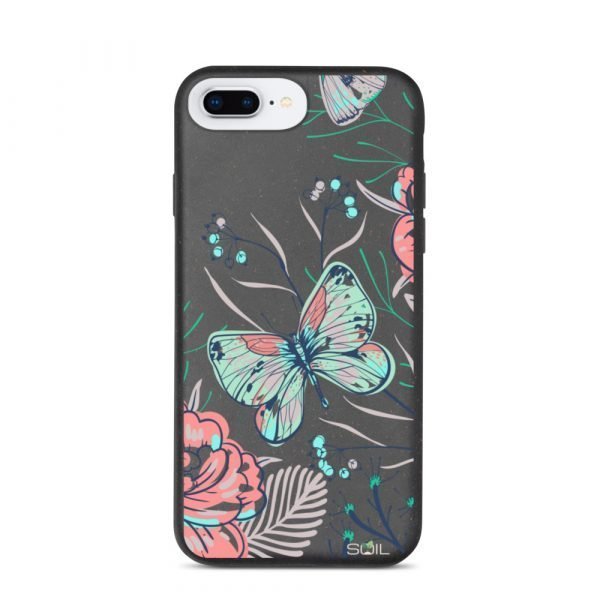 Butterfly in Flowers - Biodegradable iPhone case - biodegradable iphone case iphone 7 plus 8 plus case on phone 6055b8d3a0b40 - SoilCase - Eco-Friendly, Sustainable, Biodegradable & Compostable phone case for iPhone