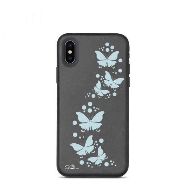 Blue Butterflies - Biodegradable iPhone case - biodegradable iphone case iphone x xs case on phone 6055b7ffc7040 - SoilCase - Eco-Friendly, Sustainable, Biodegradable & Compostable phone case for iPhone
