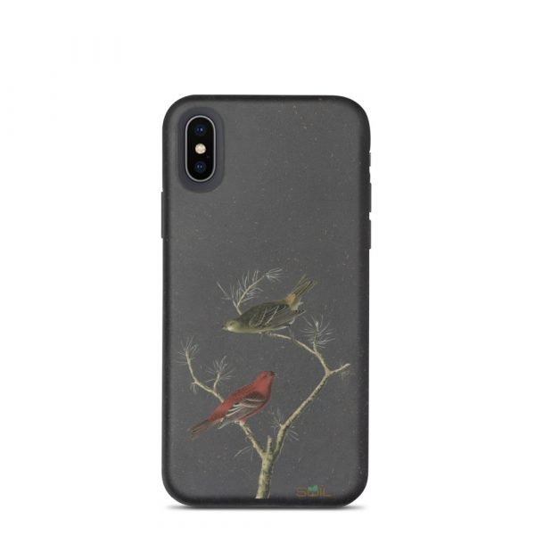 Birds on a Branch - Biodegradable iPhone case - biodegradable iphone case iphone x xs case on phone 6055bd0784e98 - SoilCase - Eco-Friendly, Sustainable, Biodegradable & Compostable phone case for iPhone
