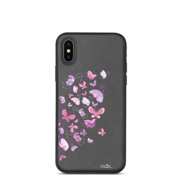 Butterfly Heart, Right Half - Biodegradable iPhone Case - biodegradable iphone case iphone x xs case on phone 6055f30c65492 - SoilCase - Eco-Friendly, Sustainable, Biodegradable & Compostable phone case for iPhone
