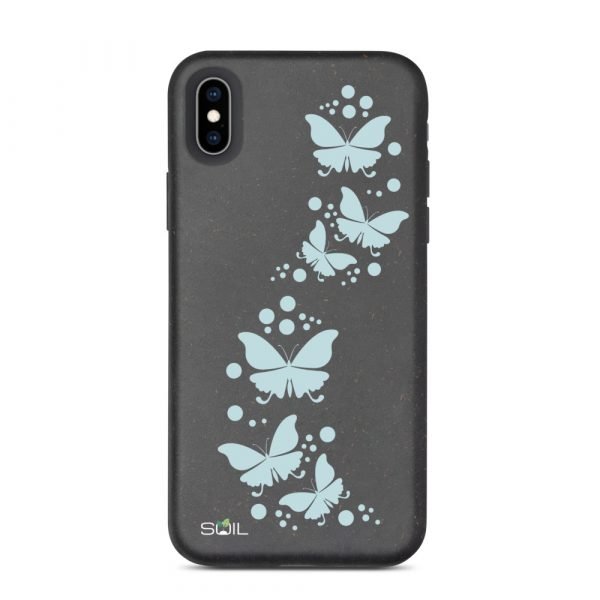 Blue Butterflies - Biodegradable iPhone case - biodegradable iphone case iphone xs max case on phone 6055b7ffc70c5 - SoilCase - Eco-Friendly, Sustainable, Biodegradable & Compostable phone case for iPhone