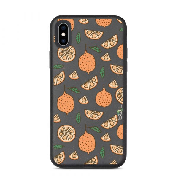Citrus Attack - Biodegradable iPhone case - biodegradable iphone case iphone xs max case on phone 605e4a450e15e - SoilCase - Eco-Friendly, Sustainable, Biodegradable & Compostable phone case for iPhone