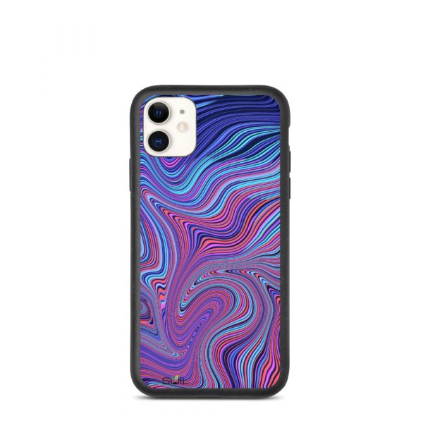 Blue and Purple Whirls - Biodegradable iPhone Case - biodegradable iphone case iphone 11 case on phone 6075f73f32781 - SoilCase - Eco-Friendly, Sustainable, Biodegradable & Compostable phone case for iPhone