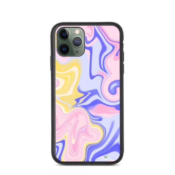 Splash of Pink and Blue - Biodegradable iPhone Case - biodegradable iphone case iphone 11 pro case on phone 6075f7863b6e2 - SoilCase - Eco-Friendly, Sustainable, Biodegradable & Compostable phone case for iPhone