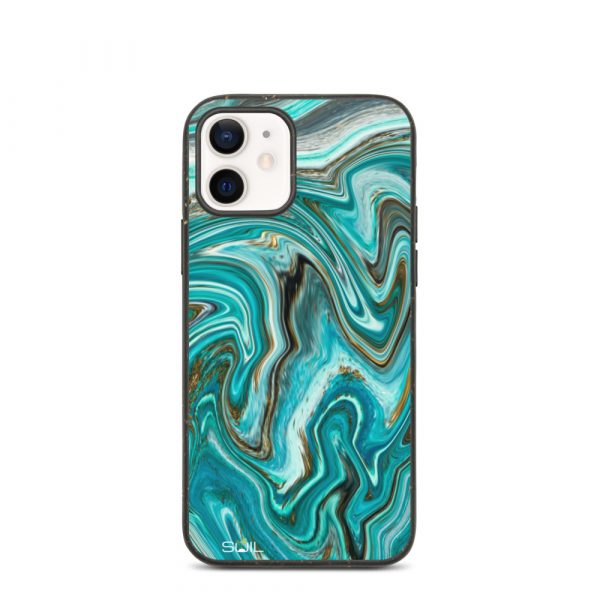 Azure Ripples - Biodegradable iPhone Case - biodegradable iphone case iphone 12 case on phone 6075f6c4c9e56 - SoilCase - Eco-Friendly, Sustainable, Biodegradable & Compostable phone case for iPhone