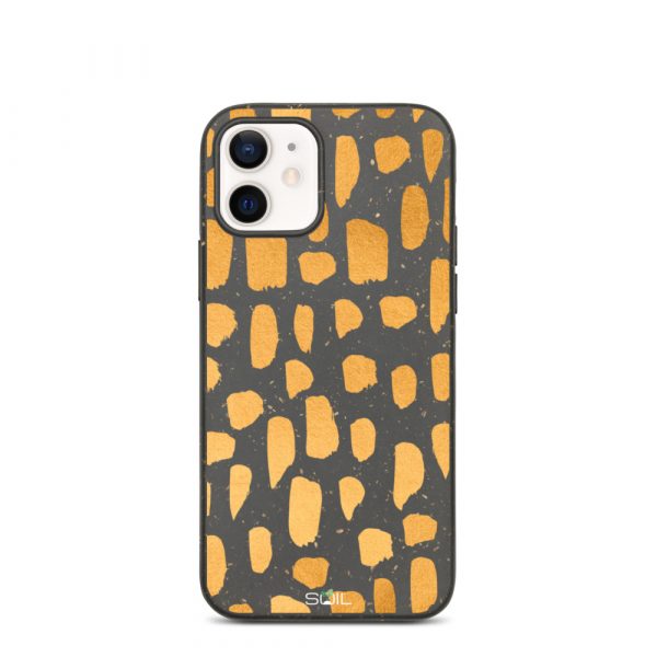 Patches of Gold - Biodegradable iPhone Case - biodegradable iphone case iphone 12 case on phone 6077fa207adfd - SoilCase - Eco-Friendly, Sustainable, Biodegradable & Compostable phone case for iPhone