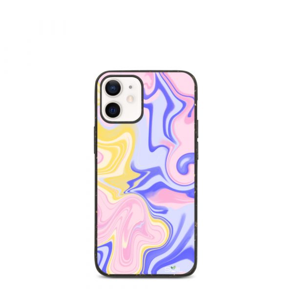 Splash of Pink and Blue - Biodegradable iPhone Case - biodegradable iphone case iphone 12 mini case on phone 6075f7863b915 - SoilCase - Eco-Friendly, Sustainable, Biodegradable & Compostable phone case for iPhone