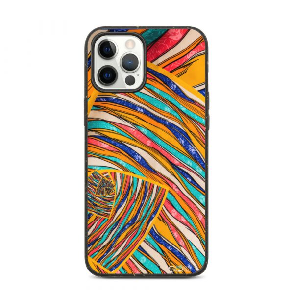 Color Strip Craze - Biodegradable iPhone Case - biodegradable iphone case iphone 12 pro max case on phone 6075f6fd2cffe - SoilCase - Eco-Friendly, Sustainable, Biodegradable & Compostable phone case for iPhone