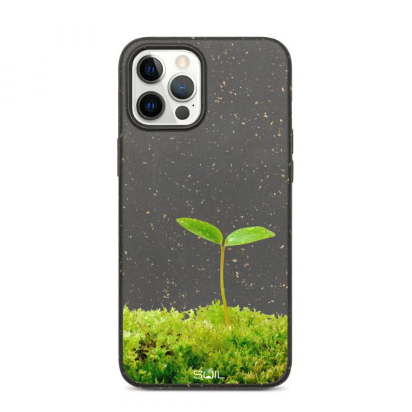 Sprout in a Moss - Biodegradable iPhone case - biodegradable iphone case iphone 12 pro max case on phone 6077f2ea84f0d - SoilCase - Eco-Friendly, Sustainable, Biodegradable & Compostable phone case for iPhone