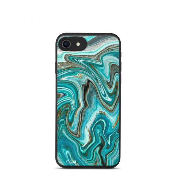 Azure Ripples - Biodegradable iPhone Case - biodegradable iphone case iphone 7 8 se case on phone 6075f6c4ca138 - SoilCase - Eco-Friendly, Sustainable, Biodegradable & Compostable phone case for iPhone