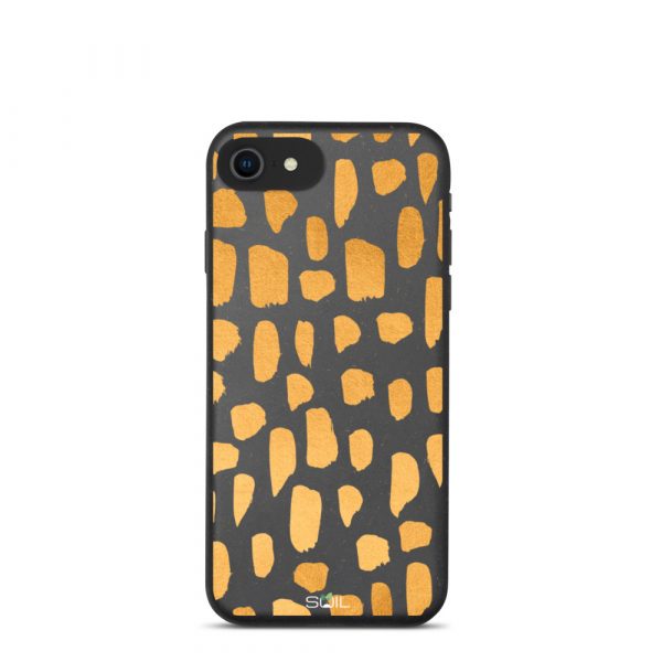 Patches of Gold - Biodegradable iPhone Case - biodegradable iphone case iphone 7 8 se case on phone 6077fa207b119 - SoilCase - Eco-Friendly, Sustainable, Biodegradable & Compostable phone case for iPhone