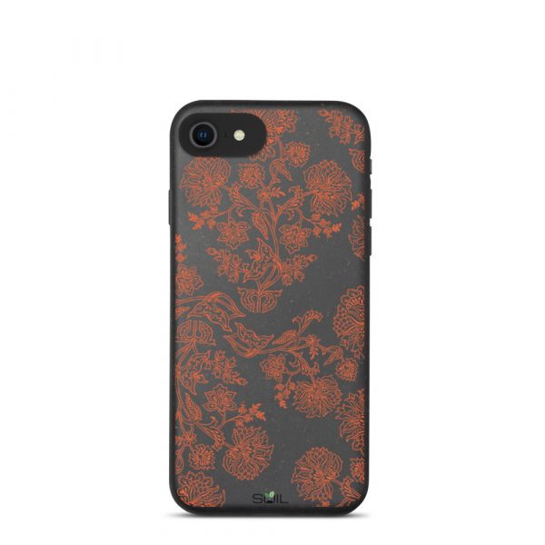 Red Flower Ornament - Biodegradable iPhone Case - biodegradable iphone case iphone 7 8 se case on phone 6077fb25eeb04 - SoilCase - Eco-Friendly, Sustainable, Biodegradable & Compostable phone case for iPhone