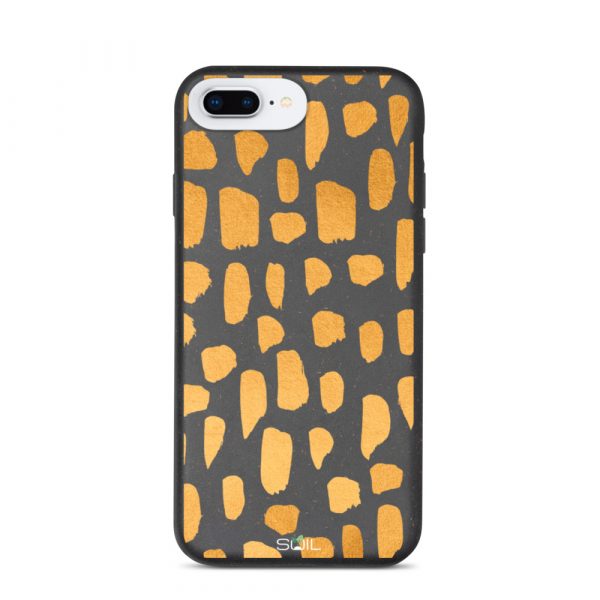 Patches of Gold - Biodegradable iPhone Case - biodegradable iphone case iphone 7 plus 8 plus case on phone 6077fa207b064 - SoilCase - Eco-Friendly, Sustainable, Biodegradable & Compostable phone case for iPhone