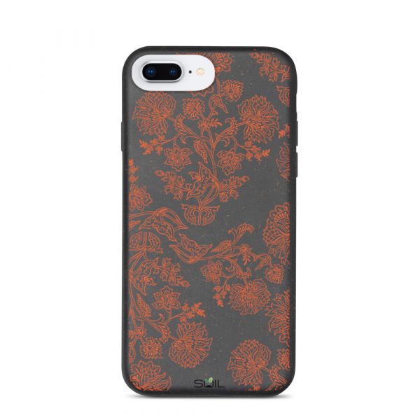 Red Flower Ornament - Biodegradable iPhone Case - biodegradable iphone case iphone 7 plus 8 plus case on phone 6077fb25eeaa1 - SoilCase - Eco-Friendly, Sustainable, Biodegradable & Compostable phone case for iPhone