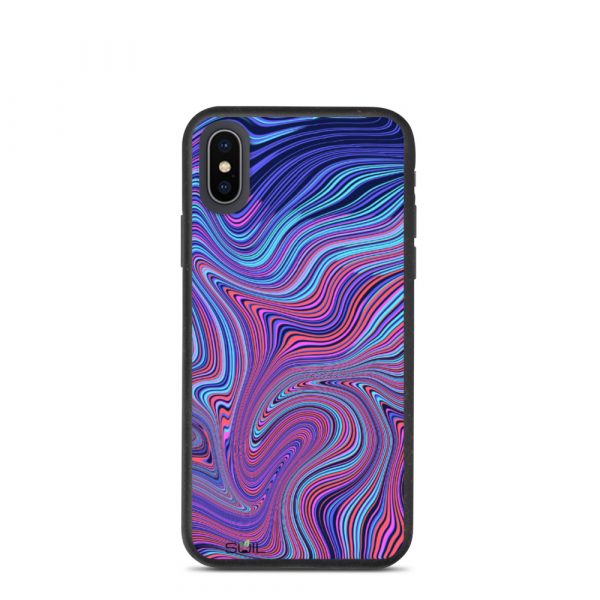 Blue and Purple Whirls - Biodegradable iPhone Case - biodegradable iphone case iphone x xs case on phone 6075f73f32d55 - SoilCase - Eco-Friendly, Sustainable, Biodegradable & Compostable phone case for iPhone