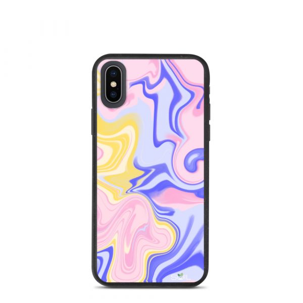 Splash of Pink and Blue - Biodegradable iPhone Case - biodegradable iphone case iphone x xs case on phone 6075f7863bc05 - SoilCase - Eco-Friendly, Sustainable, Biodegradable & Compostable phone case for iPhone