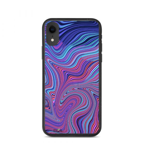 Blue and Purple Whirls - Biodegradable iPhone Case - biodegradable iphone case iphone xr case on phone 6075f73f32e01 - SoilCase - Eco-Friendly, Sustainable, Biodegradable & Compostable phone case for iPhone