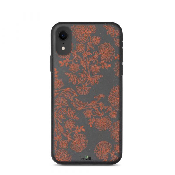 Red Flower Ornament - Biodegradable iPhone Case - biodegradable iphone case iphone xr case on phone 6077fb25eebf4 - SoilCase - Eco-Friendly, Sustainable, Biodegradable & Compostable phone case for iPhone